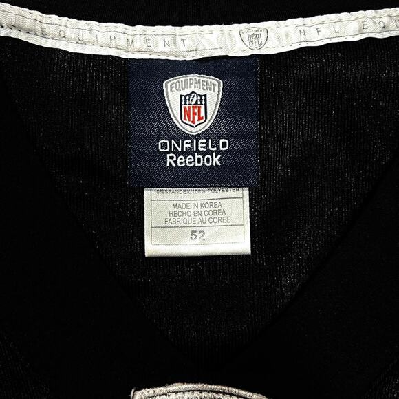 ★ Reebok x NFL Las Vegas Raiders Rolando Mcclain  Black & White Jersey ★ - Picture 4 of 7